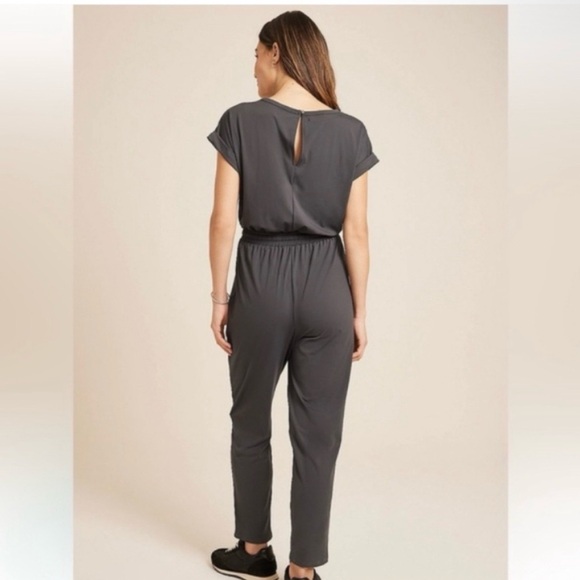 Maurices Classic Traveler Charcoal Grey Jumpsuit 1X - Picture 2 of 6
